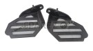 Royal Enfield GT and Interceptor 650cc Wide Pillion Footrest Pair Accessories Black - SPAREZO